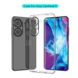 Für ASUS Zenfone 9 10 Case Slim Soft TPU transaprent klares Telefonfall für Asus Zenfone9 Zenfone10 5G Deckung