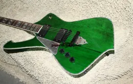 Linke Handgitarre Iceman benutzerdefinierte E -Gitarre in Green Guitars Ree 8655338