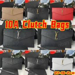 Дизайнер 10A Uptown Clutch Suck Sate Mack Supper Shopping Sagn Designer подлинная кожаная сумка роскошная классическая цветочная мешка на плечах сцепление с коробкой