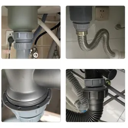 Kitchen Silk Dish Basin Adapter Reducer Drain Pipe Joint Fitting Thread Hose Connector Fits Most Kitchen Bathroom Faucets Part