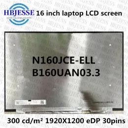 الشاشة الأصلية A+ 16 "مصفوفة LED SLIM N160JCEELL B160UAN03