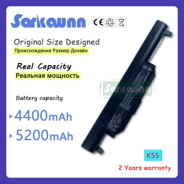 Batterie Sarkawnn 5200Mah A41K55 A32K55 A33K55 Batteria per laptop per Asus A45 A45D A45DE IA45