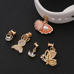 Personalized Silicone Strap Metal Decorative Nails For Apple Watch Interesting Decorative Diamond Pendant Accessories For iwatch