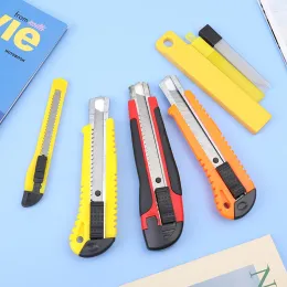 Cutter a colori casuali LMDZ CHIFE DI UTILITÀ di grandi dimensioni Cutter di carta a blocco automatico con scuola di cartoleria per lama di riserva e uffici