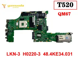 Scheda madre originale per Lenovo ThinkPad T520 Laptop Motherboard QM67 LKN3 H02203 48.4Ke34.031 Test di spedizione gratuita