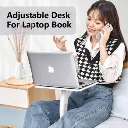Lapdessks 휴대용 노트북 테이블 북 접이식 침대 테이블 다중 기능 학습 읽기 브래킷 스탠드