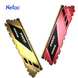 Rams Netac DDR4 8GB 16GB Memoria RAM DDR4 2666 3200 3600 RGB Memory Desktop DIMM med kylfläns XMP för PC