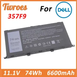 Batterier Laptop Battery 357F9 74Wh 11.1V 74Wh för Dell Inspiron 15 7559 7000 7557 7567 7566 5576 5577 P57F P65F 71JF4 INS15PD1548B 1744B