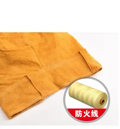 Cowhide Welding Suit Heat Flame Resistant Special Protective Clothing Anti-Scaling Anti-Arc Leather Safety Welder Labour Uniform