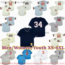 Custom XS-6XL 영화 후퇴 야구 유니폼 34 Kirby Puckett 3 Harmon Killebrew Jack Morris Gary Gary Gaetti Lyman Bostock Chuck Knoblauch Joe Mauer Kent HRBEK Jersys