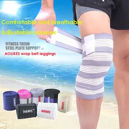 AOLIKES 1PCS Bandagem Elastica Knee Protector Sport Tape Kinesiologic Elastic Band joelheira vendas deporte