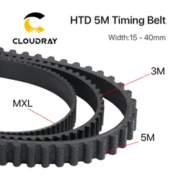 Cloudray HTD-5M Otwarty pasek 5M Pasek rozrząd