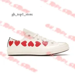 Converese 1970s Women Fashion Designer Converese Shoes Red Heart Casual Cdg 1970 Shoes Big Eyes Chuck Hearts 70s Love with Eyes Hearts 783