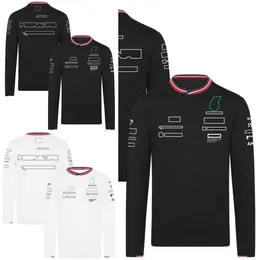 2024 F1 Team T-Shirt Formula 1 Racing Long Sleeve T-Shirt New Season Draving Racing Suit Jersey Tops Summer Men Thirts Therts Plus Size