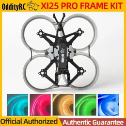 Drohnen OddityRC XI25 Pro FPV Drohnenrahmen Kit 2,5 Zoll 112 mm Radstand COB LED -Streifen für RC FPV Racing Drone Quadcopter Cinemic