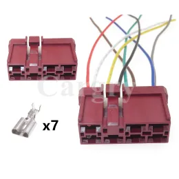 1 Set 7p 6098-0214 Auto großer Strom unversiegelter Stecker Autostarter Hochleistungs Kunststoffgehäuse Buchse Autoteile