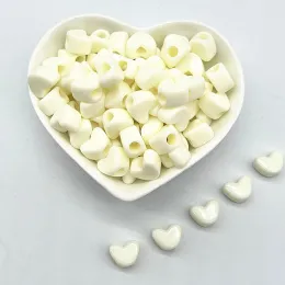 Nuovi perle da distanziatore sciolte a forma di cuore a forma di cuore a forma di cuore a forma di cuore da 30 pezzi per gigante