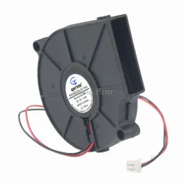 Cooling 1 Pcs Gdstime 75mm x 15mm 7515 Ball Bearing 12V Black Brushless DC Cooling Blower Fan