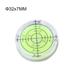 Spirit Level Bubble 32mmx7mm Mini Round Bullseye Leveler Boat Caravan Tile Circular Spirit Level Horisontell bubbla mätning