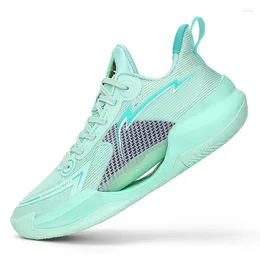 Basketball Shoes Men Women Sneakers Mesh Breathable Sports Footwear Teenagers Comfortable Non-slip Athletic Trainers Size 36-45