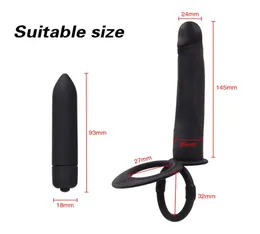 Set di accessori per il bagno I vibratori di dildo silicone vibratori a doppia penetrazione tappo ano culo per le donne clitoride stimola adulto fino a 8120939
