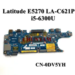 마더 보드 ADM60 Dell Latitude 용 LAC621P 5270 12 E5270 노트북 마더 보드 w/ i56200U CN0DV5YH DV5YH 메인 보드 100% 테스트