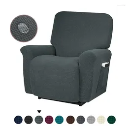 Chair Covers MIDSUM Waterproof Recliner Sofa Cover Armchair Case Elastic Slipcover For Living Room Solid Anti-Dust Universal Seat