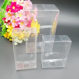 50pcs 3xWxH Pvc Box Clear Transparent Plastic Boxes Storage Jewelry Gift Box Wedding/Christmas/Candy/Party For Gift Packing Box