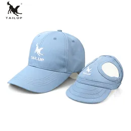 Tailup S-XL Eltern-Kind-Hut-Set Frühling Summer Style Cute Haustierhut Outdoor Baseball Cap Accessoires für kleine mittelgroße Hunde