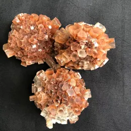 Aragonita rara naturale arancite arancite in quarzo cluster cristallo minerale forma ruvida campione di nefeline guarigione decorazione per la casa