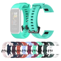 Sul Silicone Substacting Watch Band Sports Strap Bracelet Buckle Smart Watch Acessórios para Huawei Band 4 Honor Band 5i