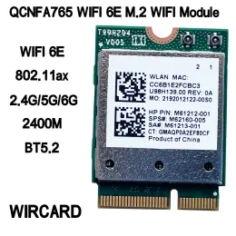 Карты Wircard QCNFA765 WiFi 6E 802.11AX 2,4G/5G/6G SPS# M62160005 2400M BT5.2 для ноутбука