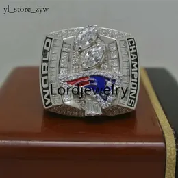 مصمم خاتم بطولة Super Bowl الفاخرة 14K Gold KC Rings for Mens Womens Diamond Star Jewelry 873