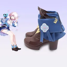 حذاء Honkai Star Rail 7 مارس Cosplay Shoes Boot 7 مارس