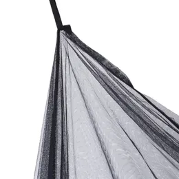 Awans! 4-rornerz siatek z baldachimem Mosquito Net for Queen/King Sieded Bed 190*210*240 cm (czarny)