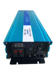 Full Power 2000W Pure Sine Wave Inverter DC 12V/24V/48V till AC 110V/220V off-grid solomvandlare med batteriladdare och UPS