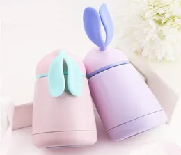 Rabbit Thermo Cup rostfritt stål Kid Thermos Bottle For Water Thermo Mug Cute Thermal Vacuum Flask Child Water Bottles5769907