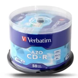 Dischi Verbatim Azo CD Disco CD Blank Blue CD Disk Dischi Azo CDR 80min 700MB 52x 50pcs/Lot