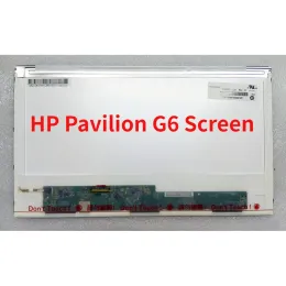 Skärmtestad för HP Pavilion G6 -skärm LED -skärmmatris för bärbar dator 15,6 HD 1366x768 40PIN -ersättning