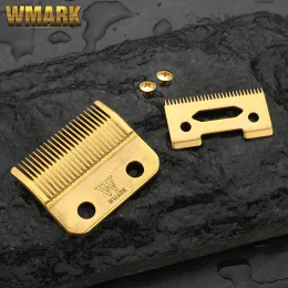 Trimmers Wmark Blade Professional беспроводные волосы клиппер лезвия высокая картонная стальная клиппер аксессуары золотые для выбора золотые винты