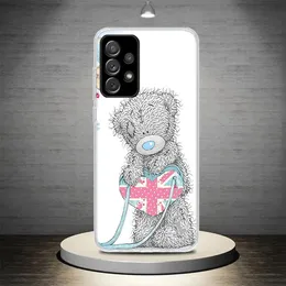 Teddy Me to You Bear Phone Case Cover per Samsung Galaxy A54 A52 A53 A14 A12 A13 A24 A22 A23 A34 A32 A33 A04S A03S A02S Coque