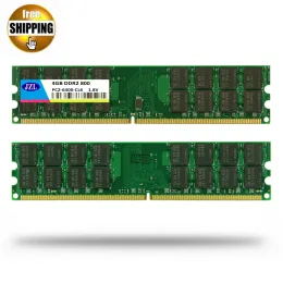 RAMS JZL MEMORIA PC26400 DDR2 800MHz / PC2 6400 DDR 2 800 MHZ 4GB LC6 240PIN NONECC DESKTOP PCコンピューターDIMMメモリRAM for AMD CPU