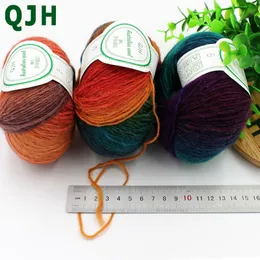 1 bola 100% fios de lã de luxo de qualidade élândia grossa tricô de mão para fios de fios de fios de fios de fios de caxemira lã de cashmere lã