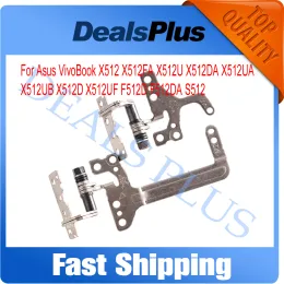 Hinges New Replacement Laptop LCD Hinge Set For Asus VivoBook 15 X512 X512FA X512U X512DA X512UA X512UB X512D X512UF F512D F512DA S512