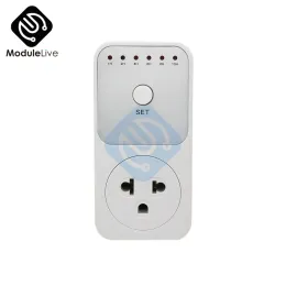 AC 220V Electronic Digital Timer Interruttore di 24 ore Cyclic UK US US BR FR FR Plug Timer Cucina Outlet Timing Socket programmabile