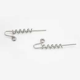 20pcs conector de isca de pesca macia peca 45/60mm Worms atrair pinos de trava de mola para trava de trava fixa acessórios de isca macia