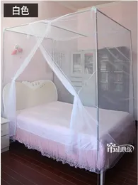 Mosquito Net per camera da letto, campeggio interno ed esterno, tenda repellente per viaggi, rifiuto di insetti, post angolare a 4 angoli, letto a baldacchino