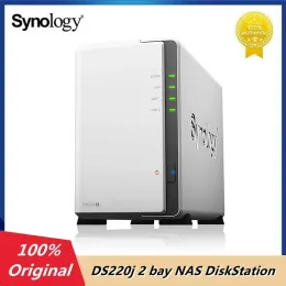 Storage Original Synology DS220j 2 bay NAS DiskStation 512MB DDR4 64bit 4core 1.4 GHz (Diskless) New