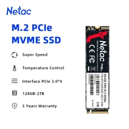 Enheter Netac M2 SSD NVME 1TB 500 GB SSD 128 GB 250 GB M.2 SSD 256 GB 512GB Hårddisk M2 PCIe NVME Internt fast tillstånd för bärbar dator