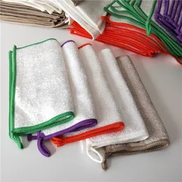Popularny koreański tkanina do mycia biały ręcznik hurtowy bambusowy stolik do czyszczenia ręczniki leniwe kuchenne przydatne gadżet